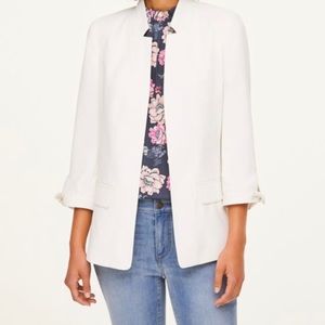 Loft tie sleeve blazer